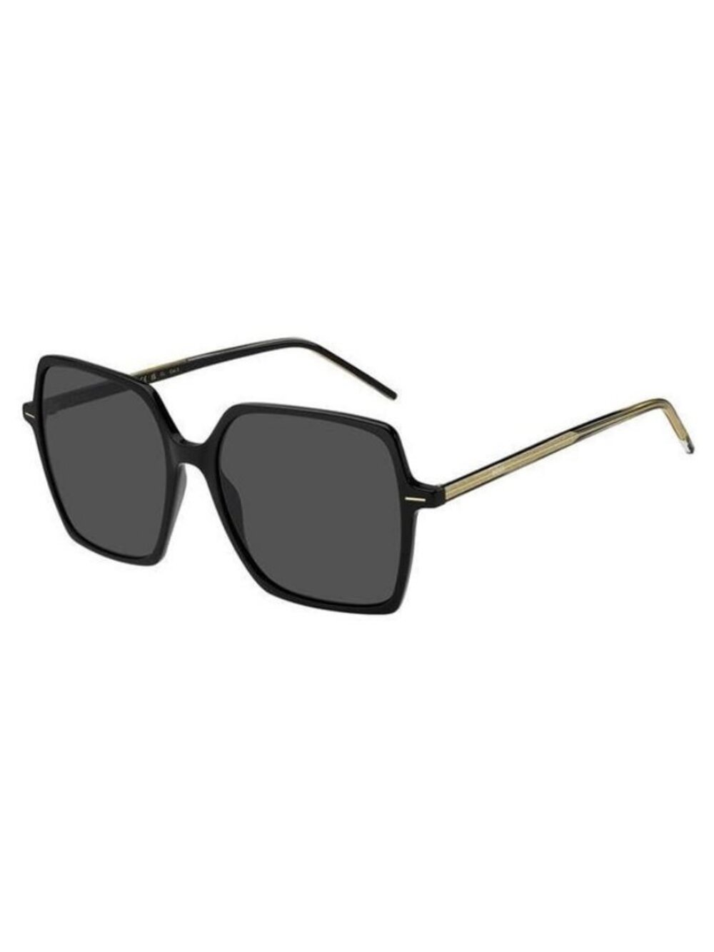 New Authentic Hugo Boss Womens Black Butterfly Acetate Sunglasses